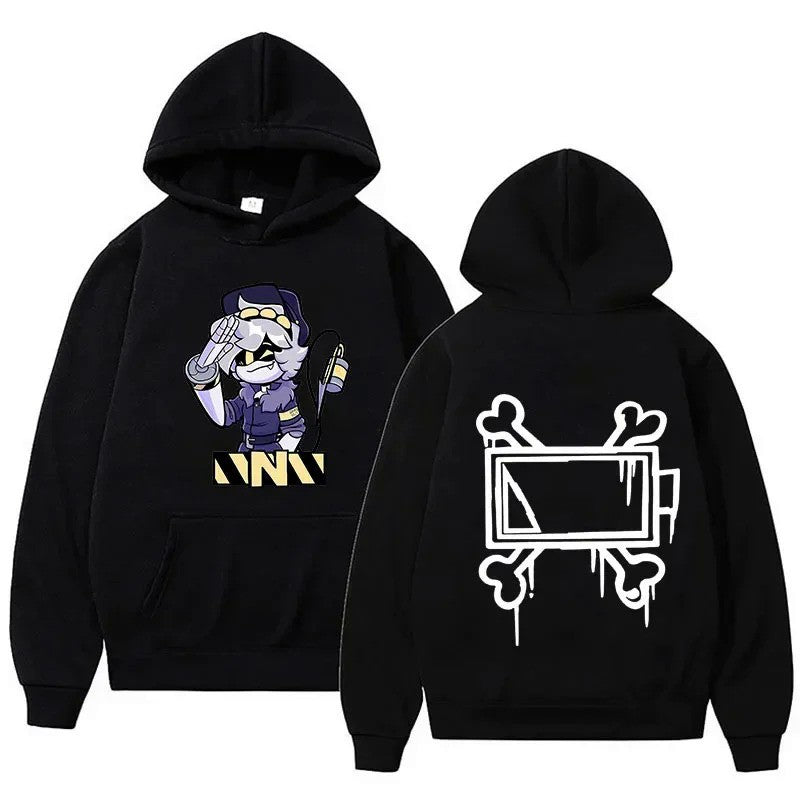 Kvinnors hoodie med kreativt seriemotiv Mirla-Eva Jonsson