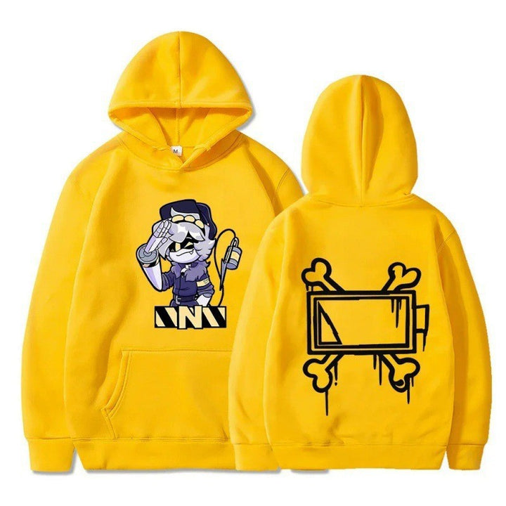 Kvinnors hoodie med kreativt seriemotiv Mirla-Eva Jonsson