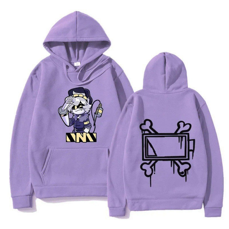Kvinnors hoodie med kreativt seriemotiv Mirla-Eva Jonsson