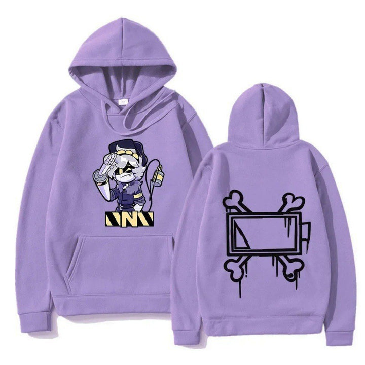 Kvinnors hoodie med kreativt seriemotiv Mirla-Eva Jonsson