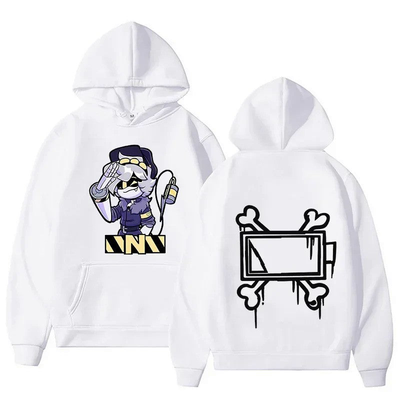Kvinnors hoodie med kreativt seriemotiv Mirla-Eva Jonsson