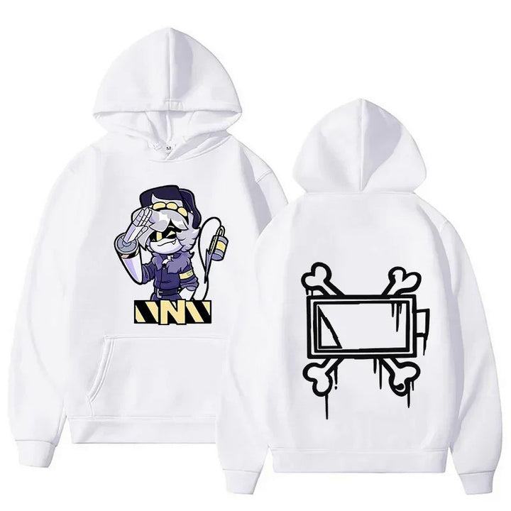 Kvinnors hoodie med kreativt seriemotiv Mirla-Eva Jonsson