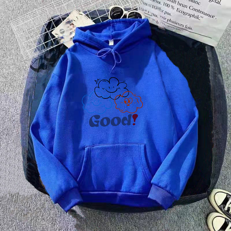 Kvinnors hoodie med kreativt tecknad design och bekväm passform Mirla-Eva Jonsson