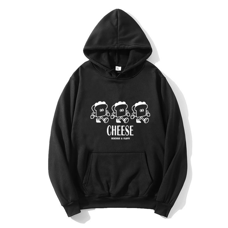 Kvinnors hoodie med kreativt tecknat tryck Mirla-Eva Jonsson