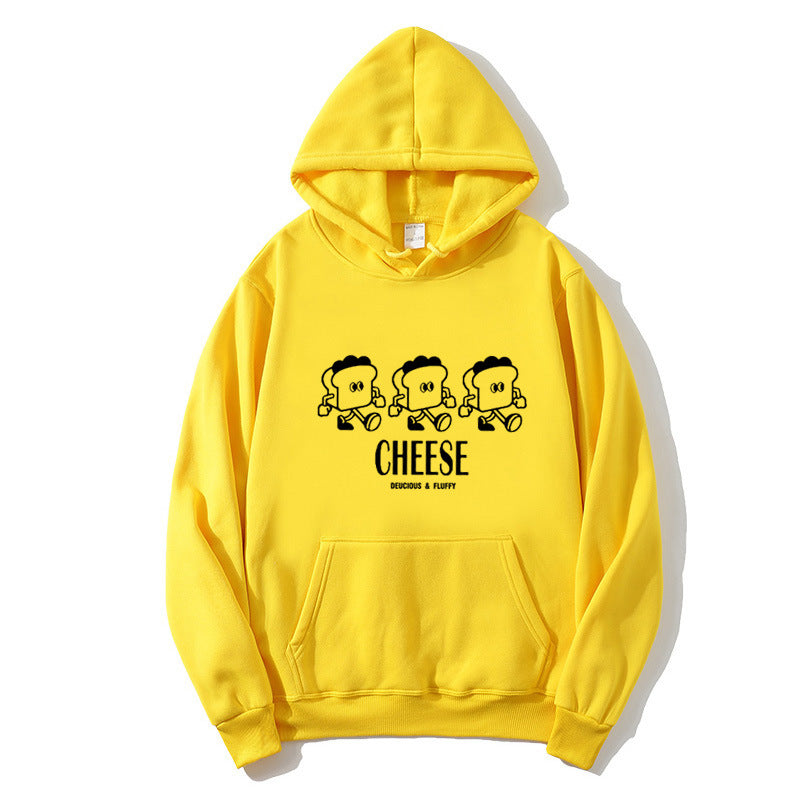 Kvinnors hoodie med kreativt tecknat tryck Mirla-Eva Jonsson