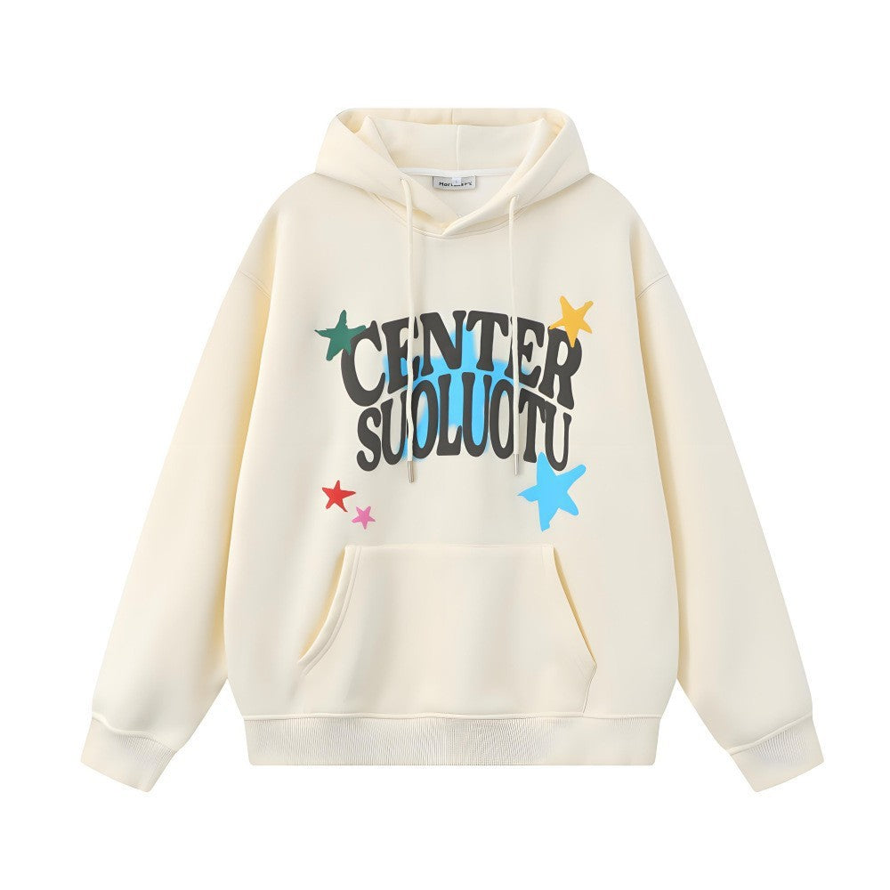 Kvinnors hoodie med kreativt tryck Mirla-Eva Jonsson