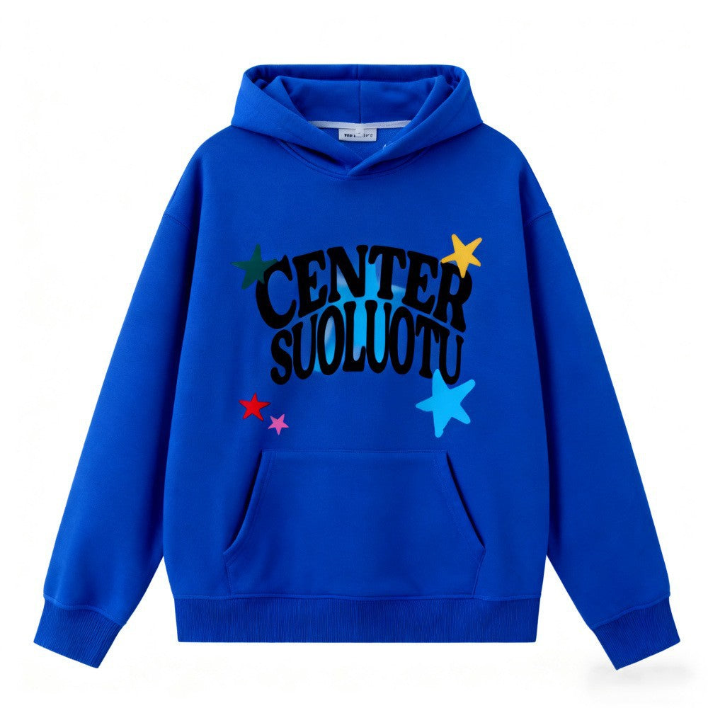 Kvinnors hoodie med kreativt tryck Mirla-Eva Jonsson