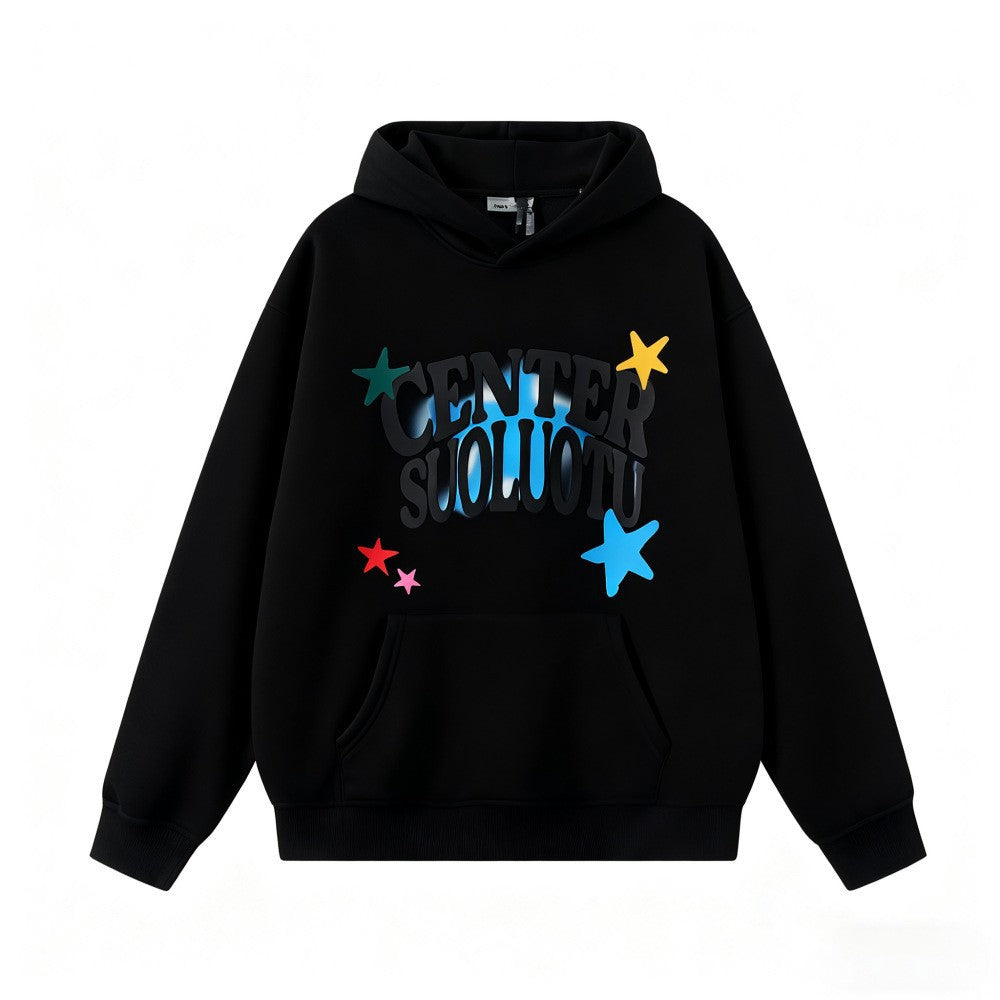Kvinnors hoodie med kreativt tryck Mirla-Eva Jonsson