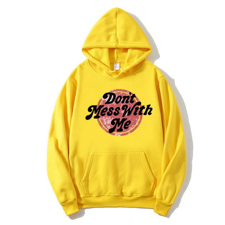 Kvinnors hoodie med kreativt uttalande design Mirla-Eva Jonsson