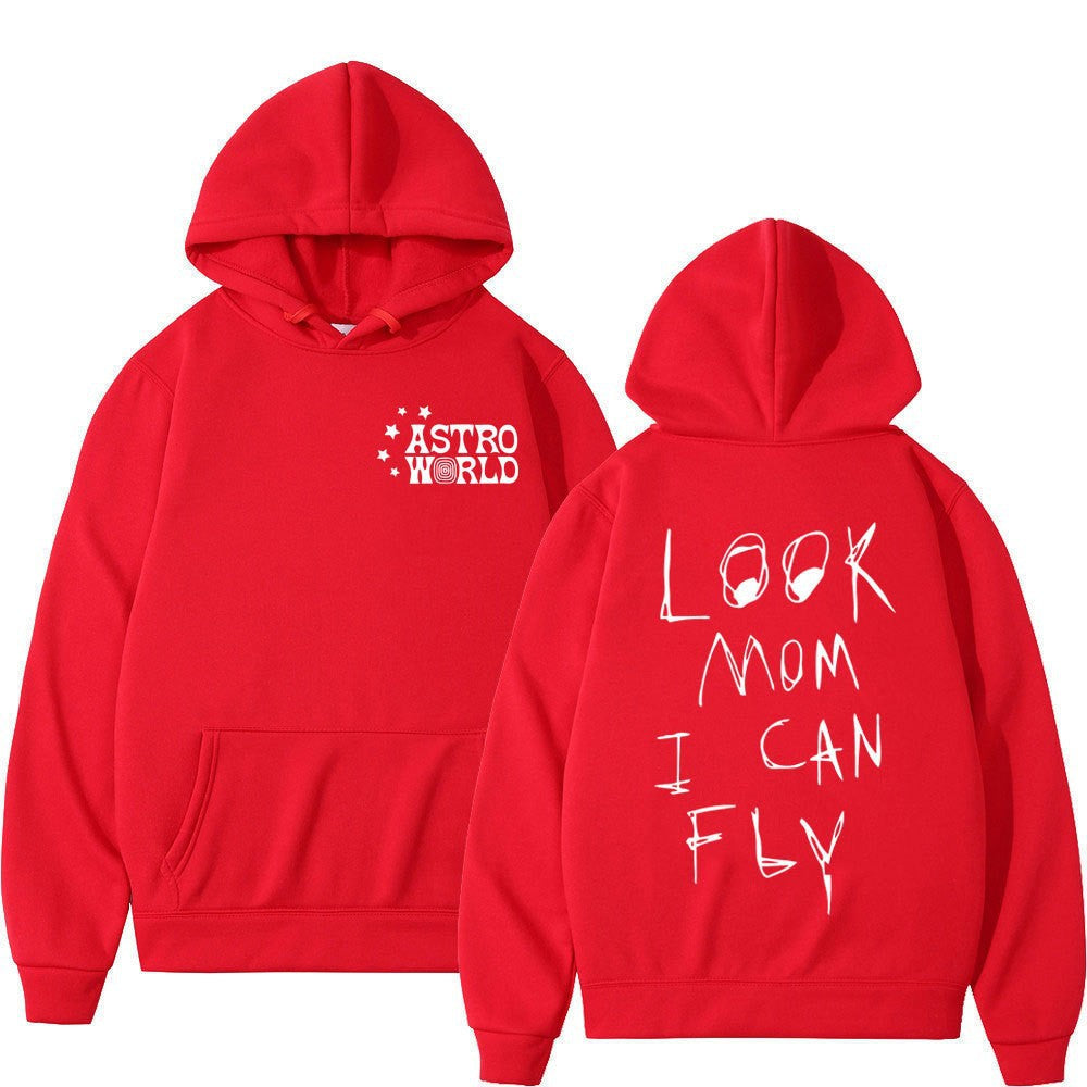 Kvinnors hoodie med kreativt uttalande tryck Mirla-Eva Jonsson