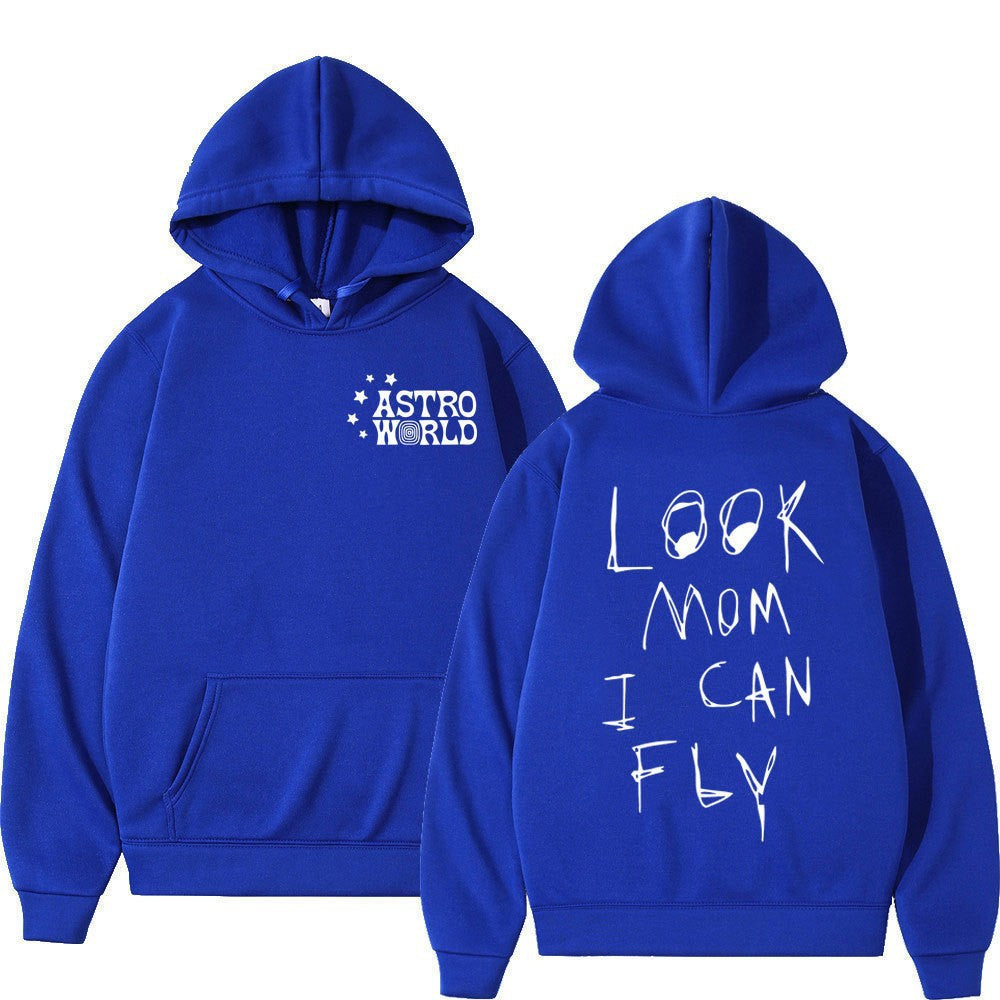 Kvinnors hoodie med kreativt uttalande tryck Mirla-Eva Jonsson