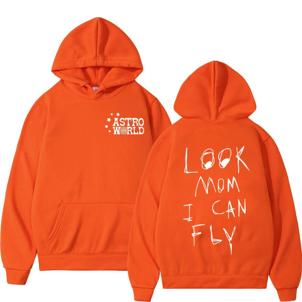 Kvinnors hoodie med kreativt uttalande tryck Mirla-Eva Jonsson