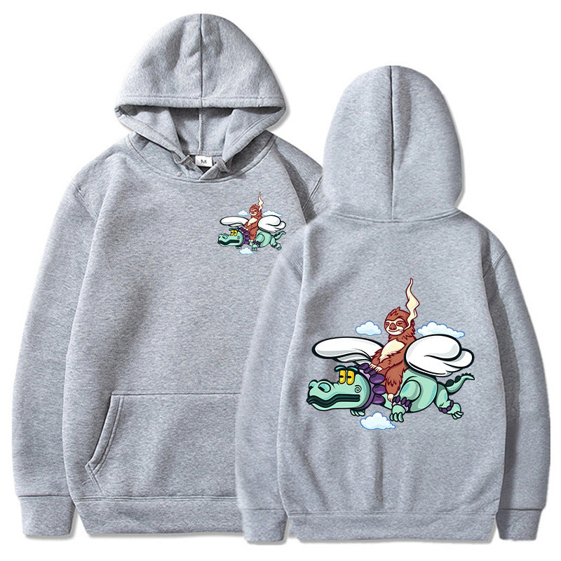 Kvinnors hoodie med lekfull grafisk design och högkvalitativ finish Mirla-Eva Jonsson