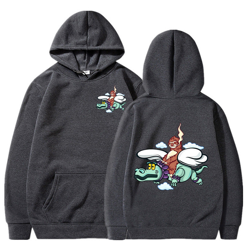 Kvinnors hoodie med lekfull grafisk design och högkvalitativ finish Mirla-Eva Jonsson