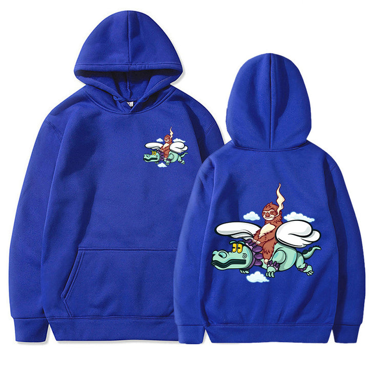 Kvinnors hoodie med lekfull grafisk design och högkvalitativ finish Mirla-Eva Jonsson