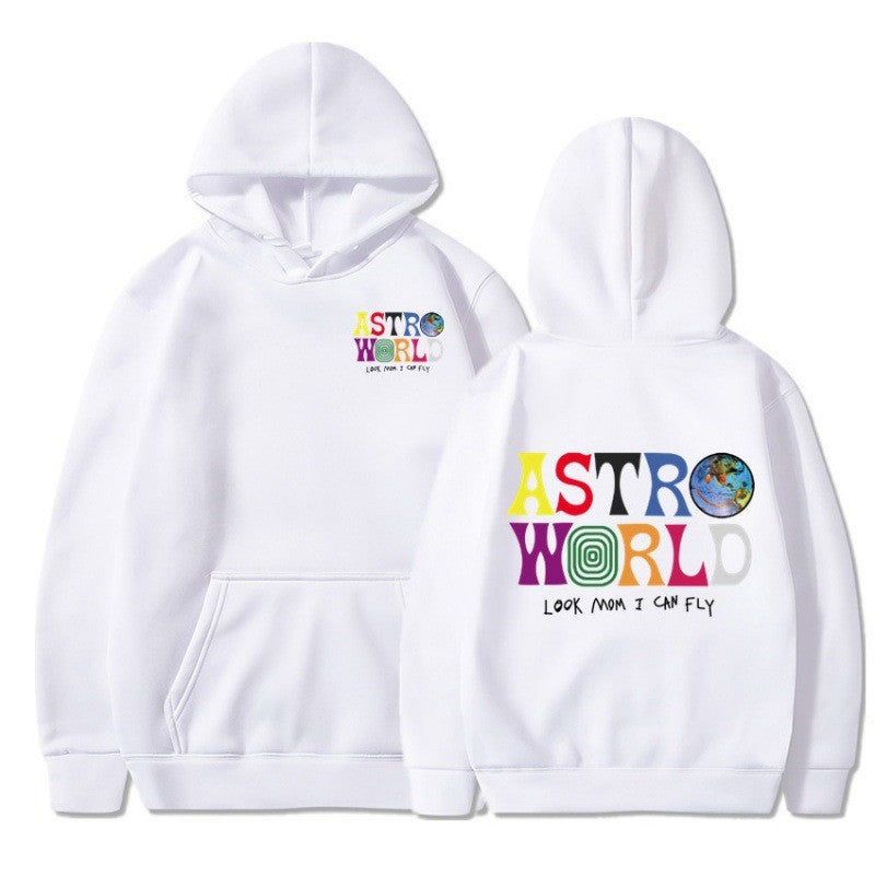 Kvinnors hoodie med lekfull grafisk design och mjuk insida Mirla-Eva Jonsson