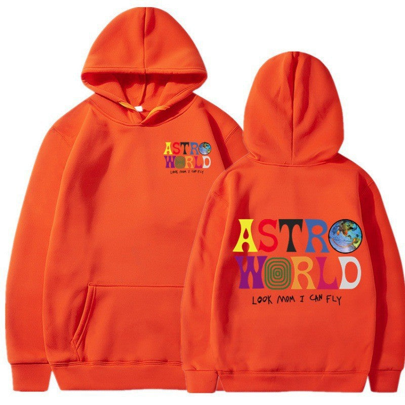 Kvinnors hoodie med lekfull grafisk design och mjuk insida Mirla-Eva Jonsson