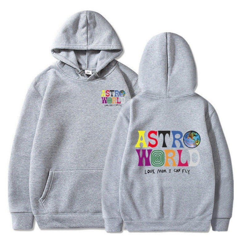 Kvinnors hoodie med lekfull grafisk design och mjuk insida Mirla-Eva Jonsson