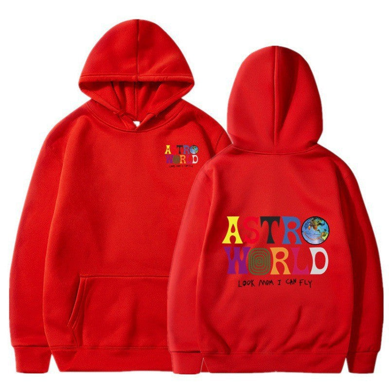 Kvinnors hoodie med lekfull grafisk design och mjuk insida Mirla-Eva Jonsson