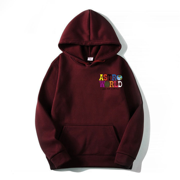 Kvinnors hoodie med lekfull grafisk design och mjuk insida Mirla-Eva Jonsson