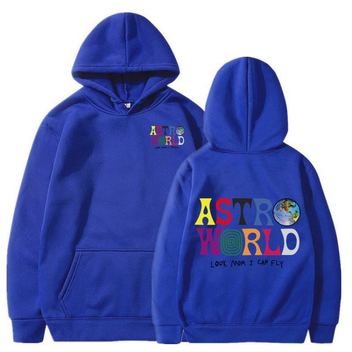 Kvinnors hoodie med lekfull grafisk design och mjuk insida Mirla-Eva Jonsson