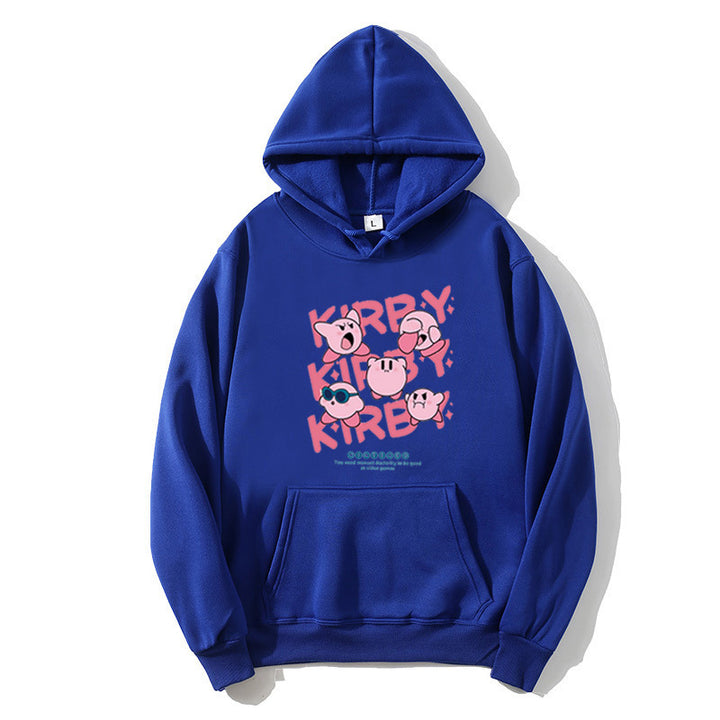 Kvinnors hoodie med lekfullt Kirby-motiv Mirla-Eva Jonsson