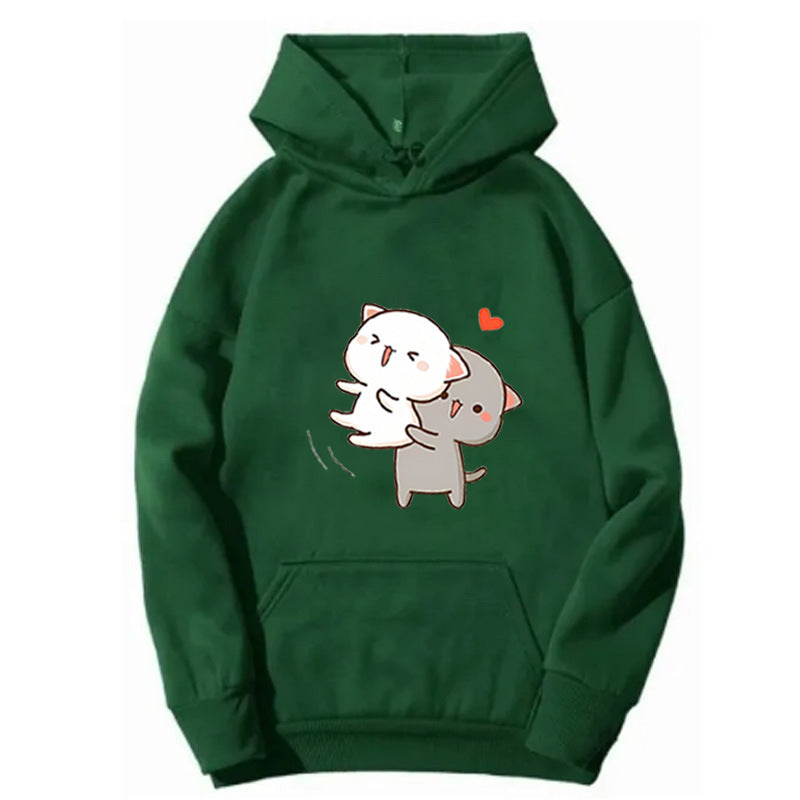 Kvinnors hoodie med lekfullt djurdesign Mirla-Eva Jonsson