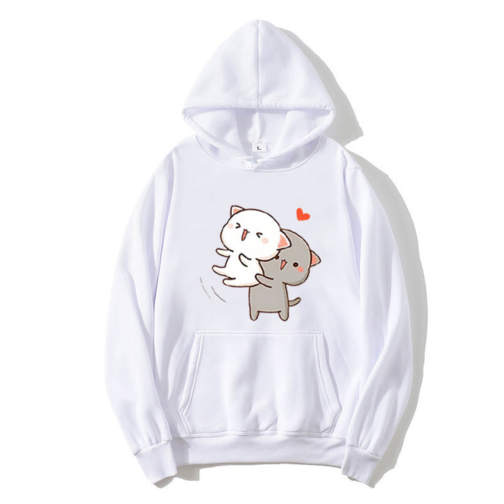Kvinnors hoodie med lekfullt djurdesign Mirla-Eva Jonsson