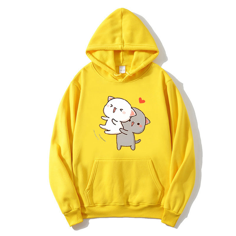 Kvinnors hoodie med lekfullt djurdesign Mirla-Eva Jonsson