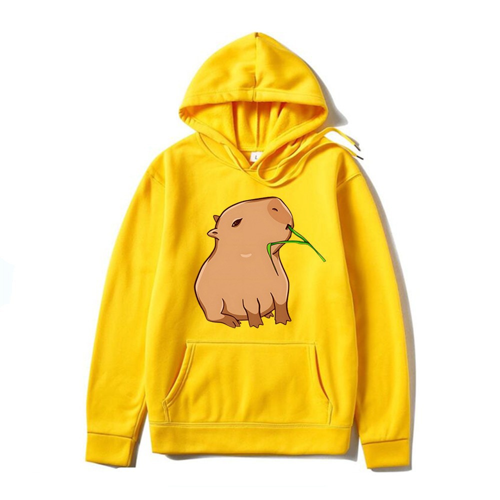 Kvinnors hoodie med lekfullt djurmönster Mirla-Eva Jonsson