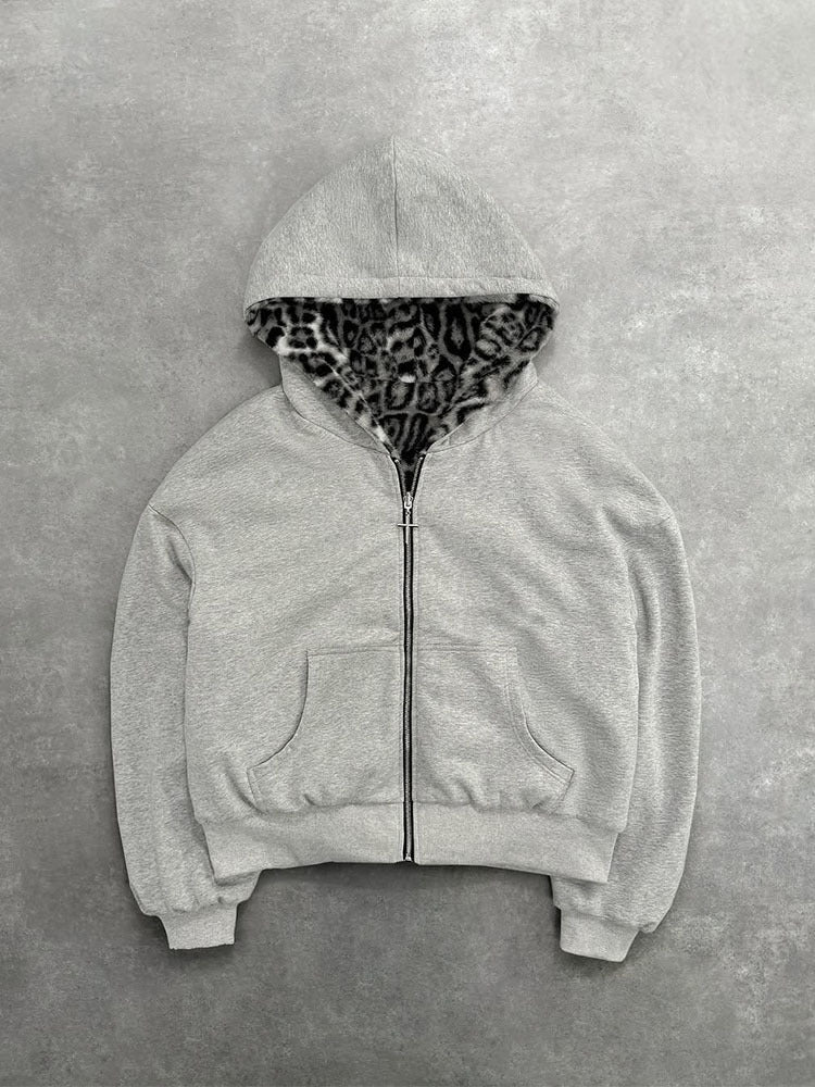 Kvinnors hoodie med mjukt foder och högkvalitativ dragkedja Mirla-Eva Jonsson
