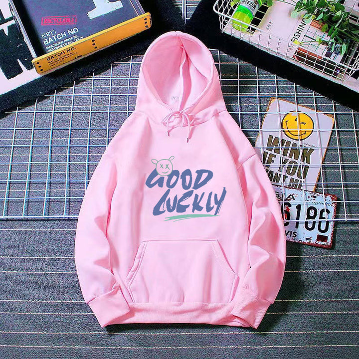 Kvinnors hoodie med modern grafisk design Mirla-Eva Jonsson