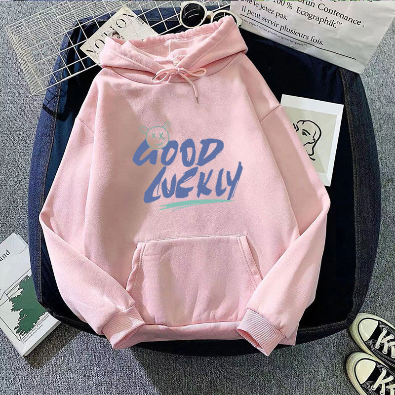 Kvinnors hoodie med modern grafisk design Mirla-Eva Jonsson