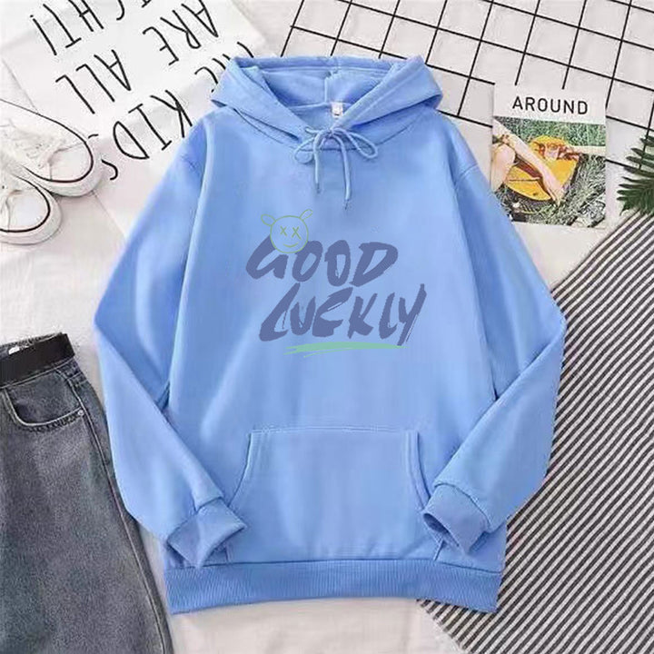 Kvinnors hoodie med modern grafisk design Mirla-Eva Jonsson
