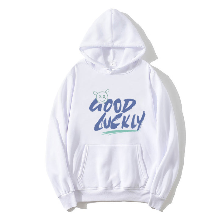 Kvinnors hoodie med modern grafisk design Mirla-Eva Jonsson