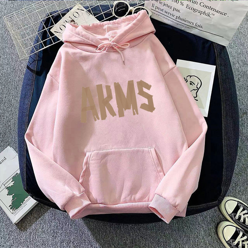Kvinnors hoodie med modern grafisk tryck Mirla-Eva Jonsson
