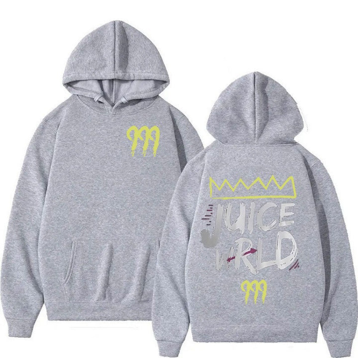 Kvinnors hoodie med modern kängurufickdesign och slående grafisk tryck Mirla-Eva Jonsson