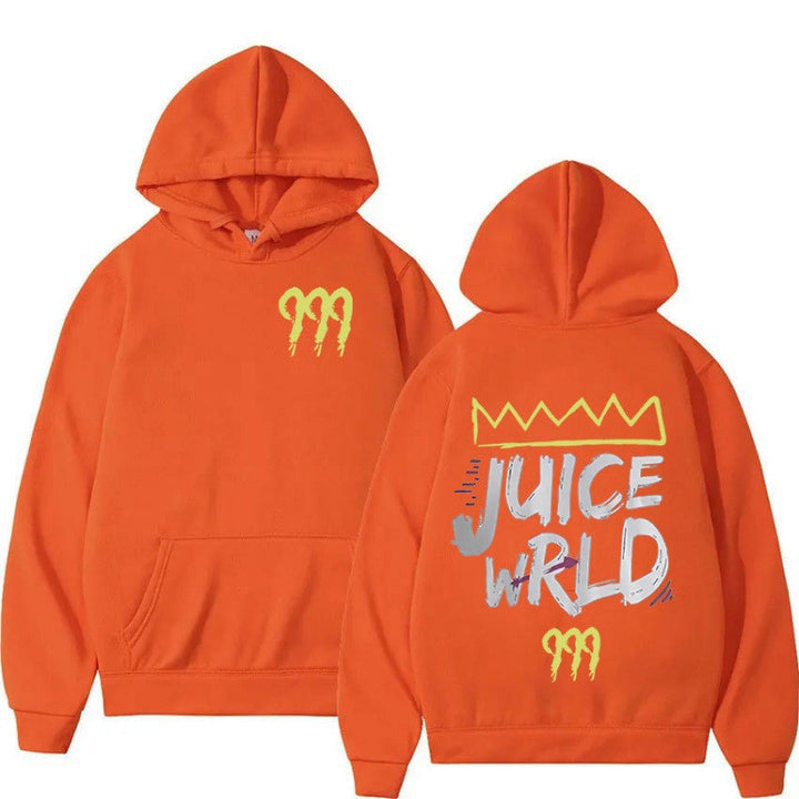 Kvinnors hoodie med modern kängurufickdesign och slående grafisk tryck Mirla-Eva Jonsson