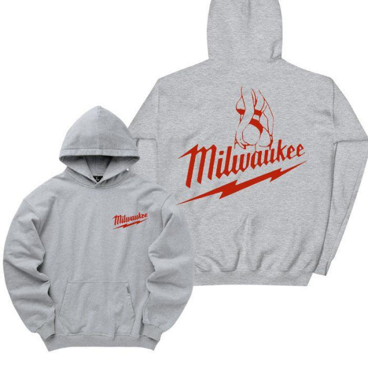 Kvinnors hoodie med modern logotryck och mjuk insida Mirla-Eva Jonsson