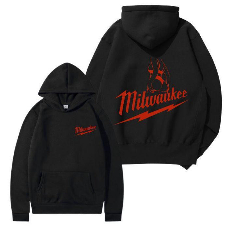 Kvinnors hoodie med modern logotryck och mjuk insida Mirla-Eva Jonsson
