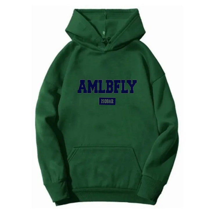 Kvinnors hoodie med modern text Mirla-Eva Jonsson