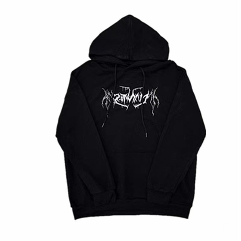 Kvinnors hoodie med modern text och avslappnad passform Mirla-Eva Jonsson