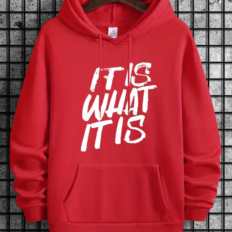 Kvinnors hoodie med modern textning och bekväm passform Mirla-Eva Jonsson