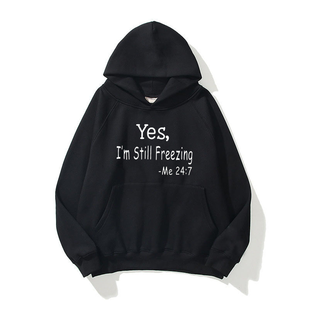 Kvinnors hoodie med motivationalt citat och bekväm passform Mirla-Eva Jonsson