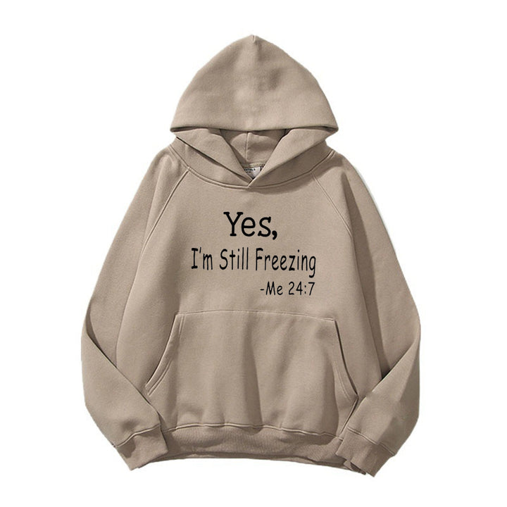 Kvinnors hoodie med motivationalt citat och bekväm passform Mirla-Eva Jonsson