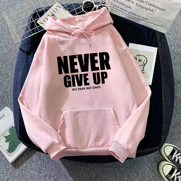 Kvinnors hoodie med motiverande text Mirla 1772613019-Eva Jonsson