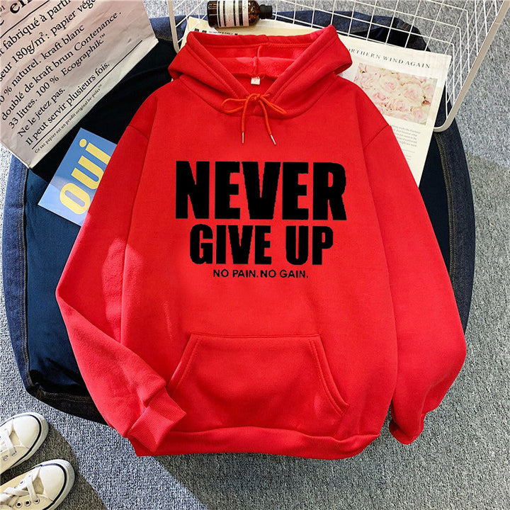 Kvinnors hoodie med motiverande text Mirla 1772613019-Eva Jonsson