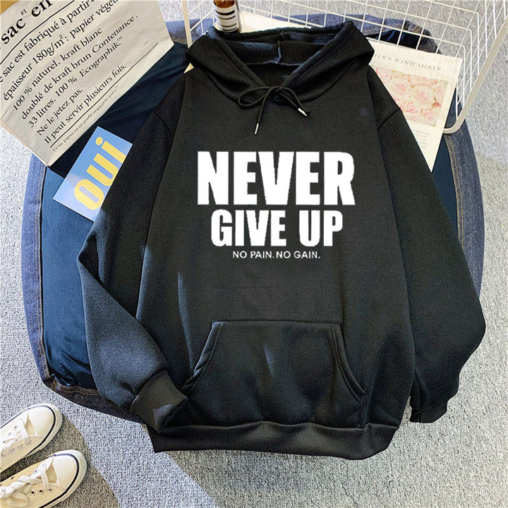 Kvinnors hoodie med motiverande text Mirla 1772613019-Eva Jonsson