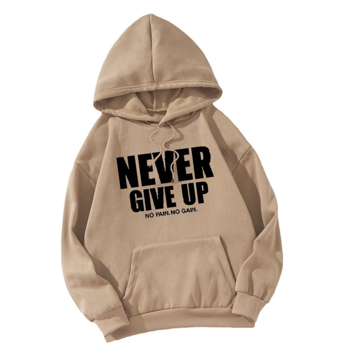 Kvinnors hoodie med motiverande text Mirla 1772613019-Eva Jonsson
