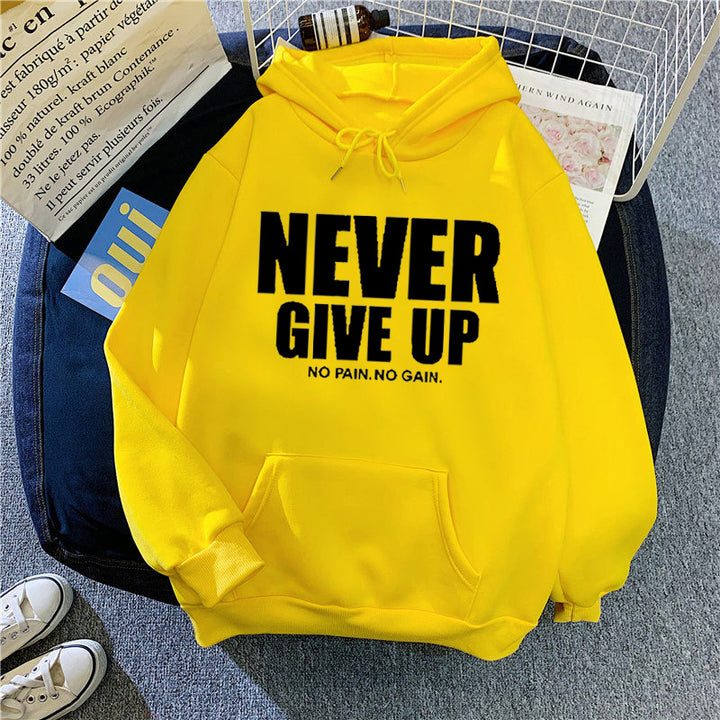 Kvinnors hoodie med motiverande text Mirla 1772613019-Eva Jonsson